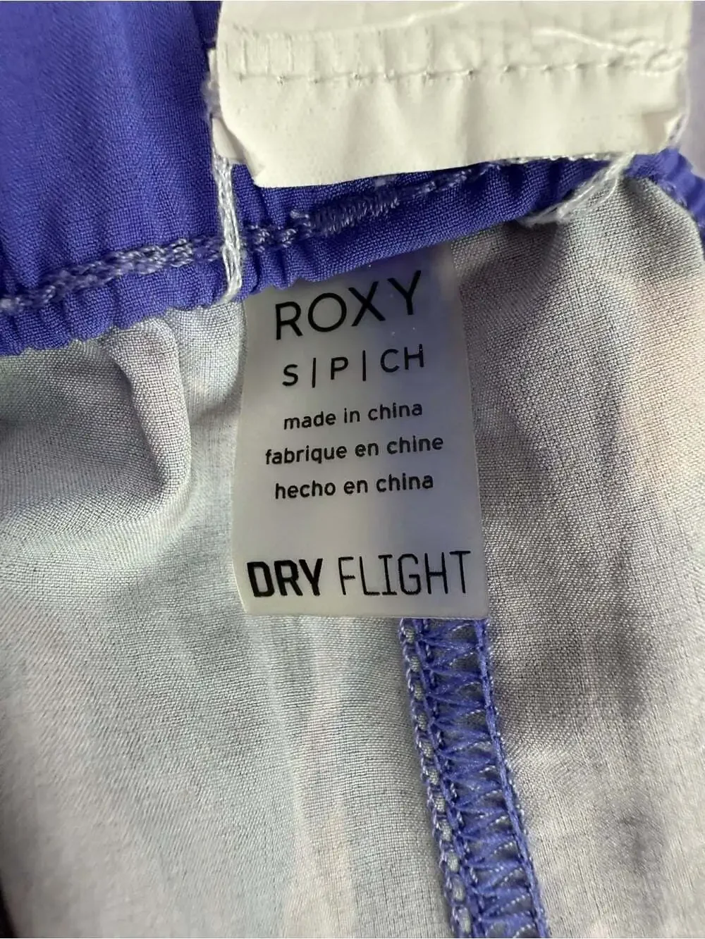Roxy dry flight shorts Purple Floral Sheer Lounge Shorts